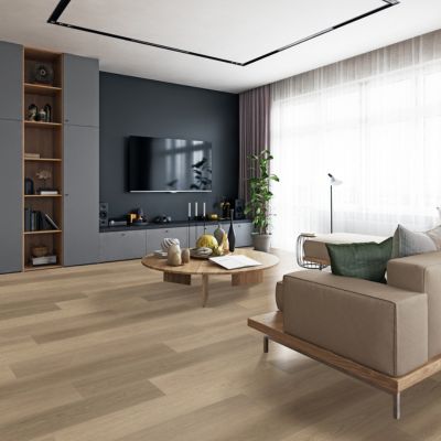 pet friendly laminate flooring in a living area