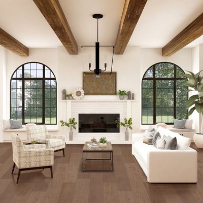 hardwood flooring in a bright Saint Paul living room