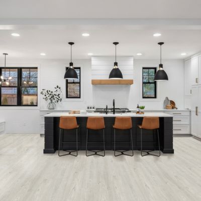 wood look laminate floors in a Saint Paul kitchen